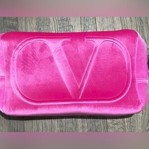 Pink Velvet Clutch